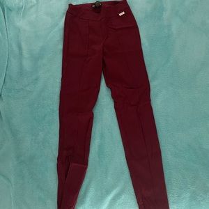Maroon stretch  dress pants
